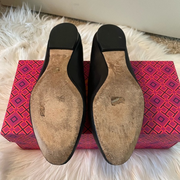Tory Burch Black Raleigh Flats - Picture 4 of 5